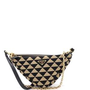 Prada Double Symbole Triangle Bag #337320P23B